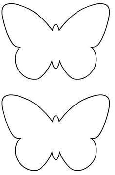 two butterflies cut out to look like they are facing each other