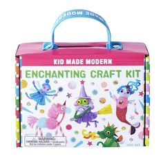 a children's craft kit with an image of the characters on it