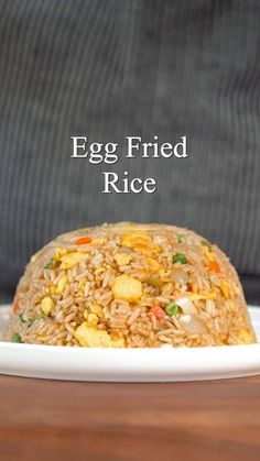 Easy Egg Fried Rice Easy Egg Fried Rice, Homemade Chinese Food, Plats Healthy, Egg Fried Rice, Chinese Cooking Recipes, Rice Side Dishes, Easy Rice Recipes, Low Salt, Chinese Takeout