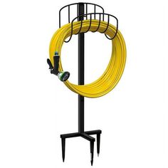 New Upgrade Base-The upgraded Gayuteay garden hose holder features 3 strengthened anchor points for excellent stability and support, making it easy to store a 100 FT water hose while remaining upright. Its 3-anchor design provides exceptional strength, resisting bending or breaking. Detachable & FreestandingThis hose holder is detachable and freestanding, giving you the flexibility to move and adjust it as needed to prevent sun damage and aging to your water pipe. When not in use, it's easy to d Horse Shoe Hose Rack, Hose Stand, Water Hose Holder, Garden Hose Storage, Garden Hose Holder, Hose Hanger, Hose Reels, Hose Storage, Hose Holder