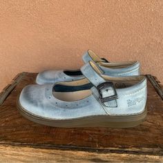 823-S1799 Dr. Martens Rare Baby Blue Mary Jane Shoes. Side Buckle Closure. Style#B457. Preowned/Great Condition. Women’s Size 7. Blue Mary Jane Shoes, Blue Mary, Mary Jane Shoe, Shoes Dr Martens, Jane Shoes, Mary Jane Shoes, Dr. Martens, Flat Shoes Women, Mary Janes