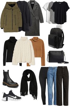 Ultra Light Packing List Outfit | ShopLook Casual Christmas Lunch Outfit, Tourist Winter Outfit, Scandinavian Autumn Fashion, Outfits Invierno Juvenil Frio Casual, Europe Winter Travel Outfits, Outfits Invierno Frio, Cold Weather Travel Outfit