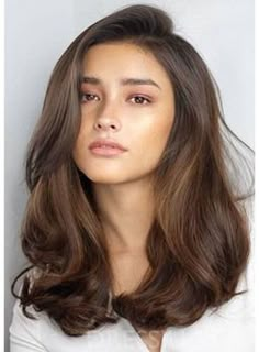 モード ボブ, Brunette Lob, Makeup Tip, New Haircut, Trending Hairstyles, Hair Envy, Good Hair, Make Up Hair, Medium Length Hair