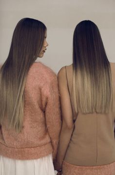 ... Outgrown Roots, One Length Hair, Women With Long Hair, Dip Dye Hair, Ombré Hair, Dip Dyed, Hair Envy, Love Hair, Hair Dos