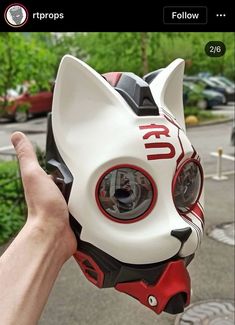 Cyberpunk Cat Mask, Gasmask Aesthetic, Futuristic Gas Mask, Cyberpunk Mask Design, Cyberpunk Props, Tech Mask, Cyberpunk Mask, Cool Mask, Cyberpunk Helmet