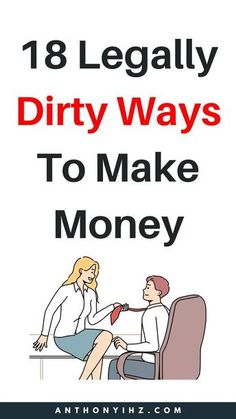 Are there really legit dirty ways to make money? Want to know how much money can you make from dirty jobs? In this post, you will find the best ways to make money online, offline, or from home doing dirty jobs, dirty ways to make money fast, plus dirty jobs that pay well. See these top 18 dirty ways to make money online. Earn extra money weekly and daily with these high-paying jobs Ways To Make Money Fast, Side Hustle Money, Earn Easy Money, Best Ways To Make Money, Make Money Online From Home, Earn Money Online Fast