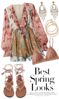 boho spring Outfit | ShopLook Hippie Summer Outfits, Spring Outfits Boho, Promise Bracelet, Boho Trends, Hippie Look, Bride Earrings, Bohemian Bride, Spring Boho