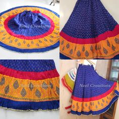 #clothing #women'sclothing #skirts #circleskirt #indianlehenga #skirt #printedcotton #loosefitbottoms #longskirt #maxiskirt #jupe #dancecostume #danceskirt #shiptofrance #skirts #circleskirts #bohoskirts #indianskirts #danceskirts #bollywooddance Bohemian Cotton Lehenga With Block Print, Long Skirt For Festivals, Festive Multicolor Cotton Skirt, Yellow Long Wrap Skirt, Traditional Long Yellow Skirt, Festive Yellow Long Skirt, Skirt Lehenga, Women Circle, Georgette Skirt