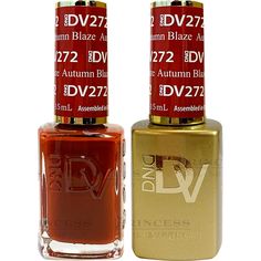 DND Diva Duo Gel - #272 - Autumn Blaze / Soak-Off Gel Polish 0.5 oz. + Nail Lacquer 0.5 oz. Pedi Ideas, Spa Prices, Nail Services, Soak Off Gel, Nail Technician, Nail Color, Gel Manicure, Professional Nails, Nail Lacquer