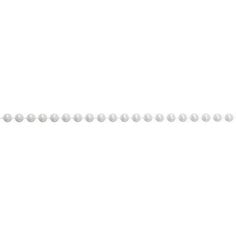 a single strand of white pearls on a white background