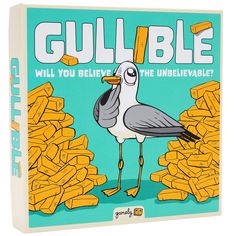 PRICES MAY VARY. THE HILARIOUS, CREATIVE GAME WITH A TWIST. Using your smarts, imagination and bluffing will you be able to fool the other team into believing the unbelievable? Gullible is a party game where you create fake answers to outlandish questions to trick your opponents into believing the ridiculous. INVENT FAKE FACTS AND PLACE YOUR BETS. Each round both teams invent two fake facts that are more believable than the truth to try and fool the opposing team. Each team then bets their chips Exploding Kittens Card Game, Place Your Bets, Random Knowledge, Party Card Games, Uk Christmas, Two Player Games, Family Board Games, Adult Party Games, Question Cards