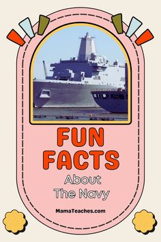 Fun Facts About the Navy - Mama Teaches School Countdown, Countdown Activities, Floating City, Naval Force, Park In New York, Struggling Readers, Basic Facts, End Of School, Group Activities