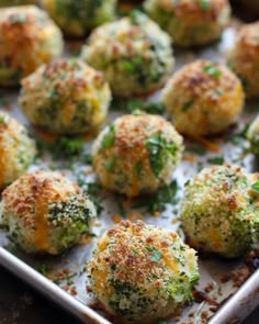 When these balls came out of the oven, the whole family scarfed down 3 trays! Broccoli Balls, Broccoli Cheese Balls, Baked Broccoli, Ball Recipes, Best Appetizer, Best Appetizer Recipes, Shredded Cheddar Cheese, Cheese Ball Recipes, Broccoli Cheese