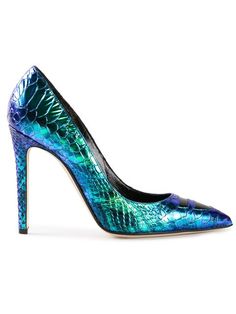 Shop Now: Alejandro Ingelmo Mermaid Shoes, Fabulous Shoes, Fall Shoes, Dream Shoes, Shoe Lover, Designer Heels, Beautiful Shoes, Manolo Blahnik, Blue And Green