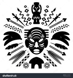 Survivor Idea, African Abstract Art, African Art Projects, Hallway Wall Art, Black And White Google, African Rugs, Shadow Warrior, Concept Illustration, African Pattern