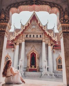 the marble temple (wat benchamabophit) in bangkok Thailand Pics, Thailand Travel Destinations, Nepal Travel, Countries In The World, Peru Travel