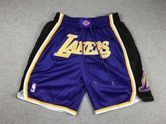 Nba Aesthetic, Nba Basketball Shorts, Lakers Shorts, Lakers Logo, Statement Shorts, Court Order, Outdoor Training, Orlando Magic, Silk Shorts