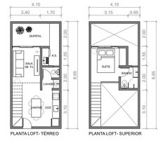 the floor plan for a two story house