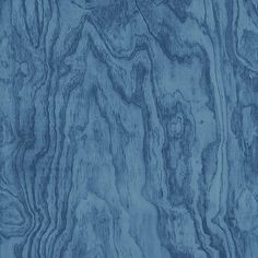 Watermark Large Scale Wallpaper in Indigo