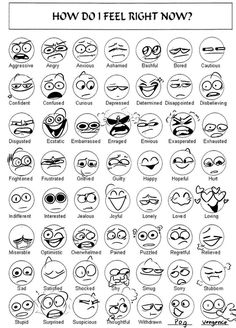 an image of different types of emoticions in the form of eyes and mouths