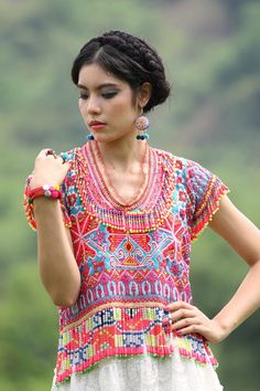 thursdayofravens:  hmong beaded top CHEZMOI MYHOME Hmong Clothing, Hmong Fashion, Hmong Embroidery, Hmong Clothes