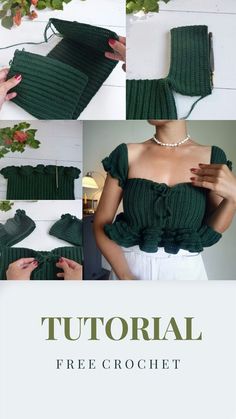 the instructions for how to crochet an off shoulder top