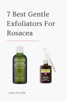 7 Best Exfoliator For Rosacea • Gentle Exfoliators For Rosacea Best Exfoliator, Skincare Stuff, Sensitive Skincare, Glowing Skin Secrets, Best Exfoliators, Clean Products, Skin Care Toner Products, Exfoliating Toner, Natural Exfoliant