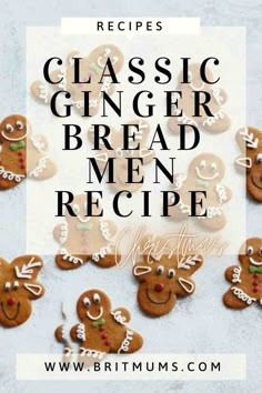 the recipe for classic ginger bread men