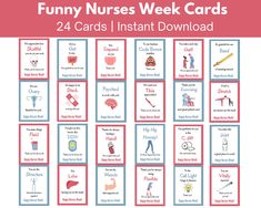 funny nurses week cards for kids to print and use on their own wallpapers