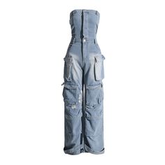 45072392323294|45072392388830|45072392421598|45072392487134 Womens Denim Jumpsuit, Ripped Denim Pants, Cargo Jumpsuit, Jumpsuit Fitted, Stylish Jumpsuit, Stretch Denim Fabric, Denim Cargo, Summer Attire, Denim Patterns