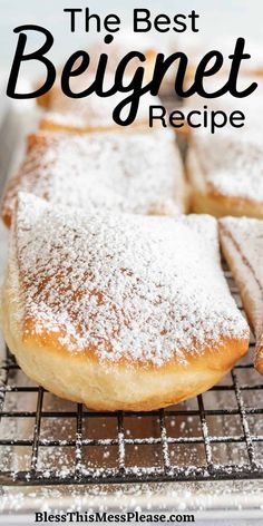 the best beginner recipe is to make powdered sugar donuts for breakfast or brunch