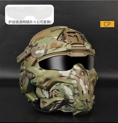 Tactical Assault Helmet Military Multicam Mask Built-in Headset Anti-fog Fan Toy | eBay Military Mask, Tactical Goggles, Tactical Mask, Fast Helmet, Cosplay Helmet, Tactical Helmet, Bicycle Helmets, Tactical Gear Loadout, Duty Gear