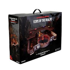 PRICES MAY VARY. The Yawning Portal Inn premium set includes everything you need to assemble your own diorama of Waterdeep’s Yawning Portal for play. This set features all the landmark pieces from the famous tavern, including the renowned dry well to lower your party into Undermountain! More than 130+ pieces make up the most ambitious Dungeons & Dragons play space that WizKids has ever created to date. This commanding set includes three floors, LED lit elements, and premium high-definition minia The Yawning Portal, Fantasy Inn, Dnd Room, Dragon Icon, Infinity Mirror, Dry Well, Play Space, Armor Concept, Tabletop Rpg