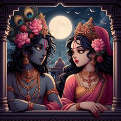 AI Art (By Me) Rama Krishna, Radhe Krishna Wallpapers, Radhe Shyam, Krishna Wallpapers, Mirror Painting, Krishna Wallpaper, Krishna Love, Fairytale Dress