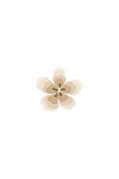 an abstract flower on a white background