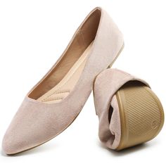 PRICES MAY VARY. 【Casual Style】: Classic nude black/grey color enable these flats shoes to be WORKING GAL GO TO SHOES. Just slip them on and go! 【Buttery Soft】: We use skin-friendly suede upper to make these ballet flats, plus enough padding on the bottom, giving you buttery soft wearing experience. Bringing cute and comfortable flats to our customers is HEAWISH’s constant pursuit! 【Goes With Any Decoration】: Basic style goes with every day casual and office wear. You can pair these dress shoes Grey Flats Shoes, Casual Ballet Flats, Comfortable Ballet Flats, Flats Shoes Comfortable, Nude Flats, Womens Black Flats, Black Flats Shoes, Leopard Flats, Flat Dress Shoes