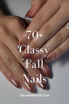 Coffin Acrylic Nails Fall Design, Nails To Match Cinnamon Dress, Fall Chrome Nails Almond, October Holiday Nails, September Coffin Nails, Polished Nails Designs, October Classy Nails, Most Popular Nails 2024, Classy Nails Chrome