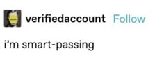 two different logos with the words verified account follow and i'm smart - passing