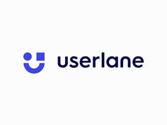 the logo for userlane is shown on a white background with blue and black letters