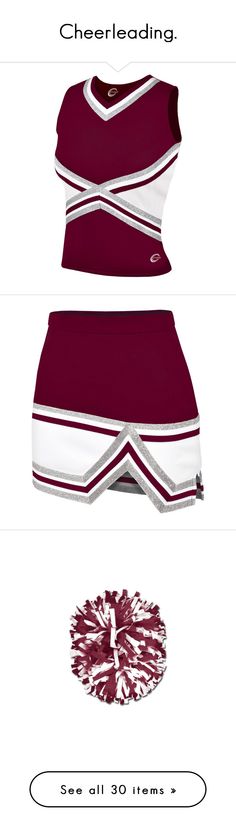 "Cheerleading." by jess-babey-xo ❤ liked on Polyvore featuring tops, cheer, cheer tops, cheerleader, purple top, shell tops, skirts, purple skirt, plastic shoes and pom pom shoes Cheer Costumes, Miss You Babe, Cheer Tops, Dance Uniforms, Cheerleading Hairstyles, Cheerleader Costume, Fab Dress, Cheer Uniform