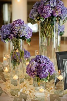 Reception Entry, Purple Hydrangeas, Events Design, The Perfect Day, Nashville Wedding, Entry Table, Single Image, Perfect Day, Nashville