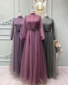 Prom Dresses High Neck, Long Sleeve Prom Dresses, Sleeve Prom Dresses, Dresses High Neck, Baju Kahwin, Dubai Women, Hijab Dress Party, High Neck Prom Dress, Muslim Style