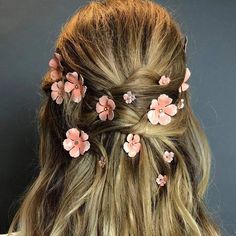 PRICES MAY VARY. ❆Color:White, Pink, Yellow ✿Material:Alloy ❁Size: 1.3CM, 2.5CM(diameter of flower) Please refer to pic 2, 3,4 for the hair pins. Two 2.5CM and three 1.3CM hair pins(Pack of 5) ✺Suitable places: daily wear, wedding, beach, party, Halloween, Christmas. Different styles can be match with a wide variety of clothes and occassions. ❀Customer Service: 100% brand new. If you have any questions about the product, please feel free to contact us.  ✿ABOUT OUR ITEM✿ 
 
Beautiful and fashion! Pink Flower Hair Clip, Metal Hair Accessories, Pink Flower Hair, Unique Hair Accessories, Floral Hair Clip, Rhinestone Hair Pin, Bridal Wedding Hair, Bridal Hair Clip, Bridal Hair Flowers