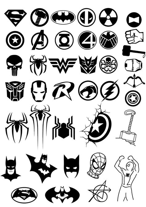 Avengers Small Tattoo, Superhero Flash Tattoo, The Flash Tattoos Superhero, Small Gaming Tattoo Ideas, Tattoo Ideas For Men Marvel, Fantastic Four Tattoo, Marvel Logo Design, Marvel Logo Tattoo, The Flash Tattoo Designs