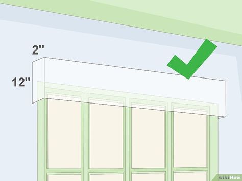 How to Create Window Valances from Cardboard Boxes (with Pictures) Window Valance Box, Window Cornice Diy, Valance Diy, Window Pelmets, Diy Window Valance, Window Valance Diy, Box Valance, Pelmet Box, Curtain Box