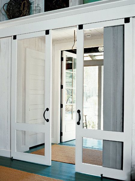 Sliding Walls, Sliding Screen Doors, Screen Doors, Screen Porch, Casa Exterior, Home Upgrades, Screen Door, Style At Home, Screened Porch