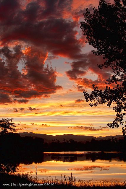 Dramatic Sunset Reflection 07-23-10 by Striking Photography by Bo, via Flickr. Cloud Magic, Colorado Nature, Dramatic Clouds, Landscapes Photography, Dramatic Sunset, Sunset Reflection, Beautiful Skies, Clouds Photography, Amazing Sunsets