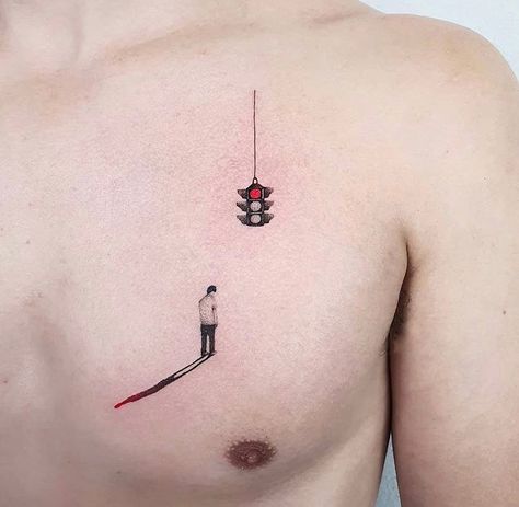 Tattoo Stockholm, Micro Realism, Realism Tattoos, Tattoo Red, Surreal Tattoo, Light Tattoo, Weird Tattoos, Small Tattoos For Guys, Tattoo Project