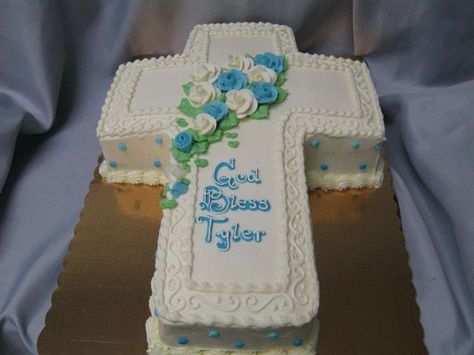 17 Best ideas about Baptism Cross Cake on Pinterest | Baby ... Cross Cake Ideas, Baptism Cross Cake, Baptismal Cake, Baby Dedication Cake, Baptism Cake Boy, Cross Cookie, Dedication Cake, Baptism Cupcakes, Christening Cupcakes