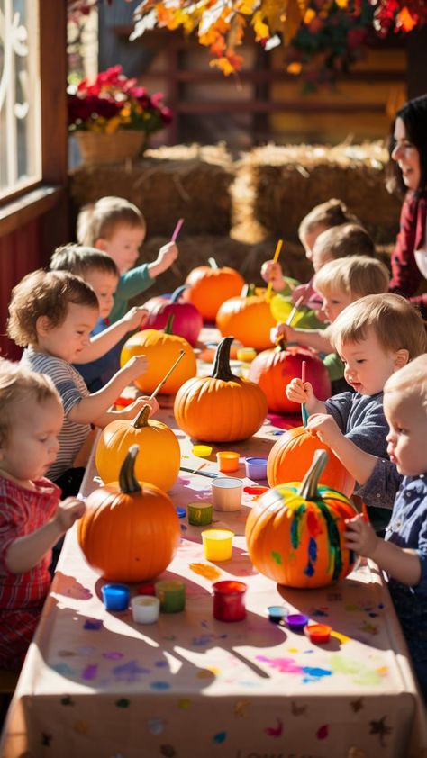 Halloween birthday party ideas Harvest Party Games For Preschoolers, Fall Playdate Ideas, Kids Halloween Activities Party Ideas, Halloween Birthday Crafts, Kids November Birthday Party Ideas, Pumpkin Patch 3rd Birthday Party, Halloween Party For Grandkids, Halloween Kid Crafts Toddlers, Small Halloween Party Ideas For Kids